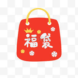 袋子日本图片_福袋日本新年卡通可爱幸运袋