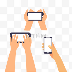 手机空白素材图片_手举行智能手机采取selfie和照片空