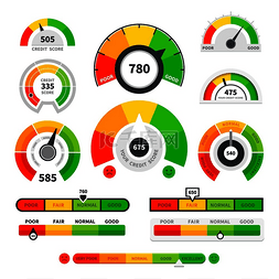 评分图片_信用评分指标车速表货物仪表额定