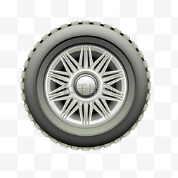 镁合金轮毂图片_灰色汽车轮胎轮子