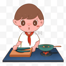 课程介绍图图片_劳动教育课程实践炒菜做饭