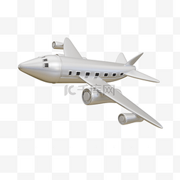 3DC4D立体航空飞机客机