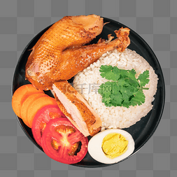 米饭拌饭料图片_米饭鸡肉饭