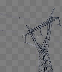 电网图片_高压线电线电网