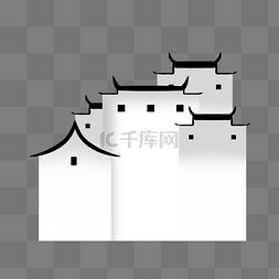 徽派建筑jpg图片_马头墙徽派建筑