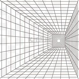 网格黑色图片_空间网格底纹