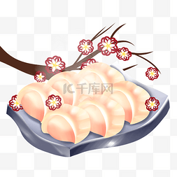 冬至花枝和饺子春节新年水饺
