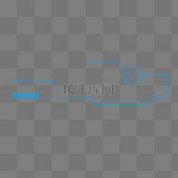 科技风标题边框图片_科技风字幕条