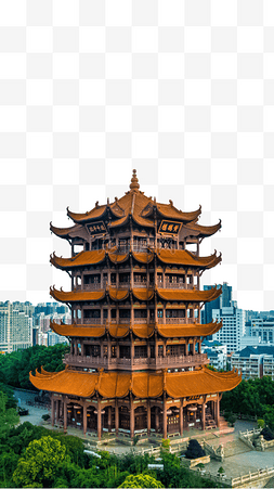 武汉城市建筑黄鹤楼