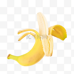香蕉剥皮果肉