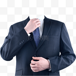 黑色西装商务男士图片_领带西装姿势正装