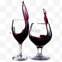 酒水关注图片_两杯美食玻璃杯西餐红酒