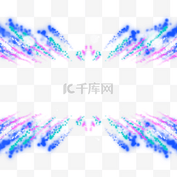 科技光效光斑图片_光效科技蓝色紫色抽象