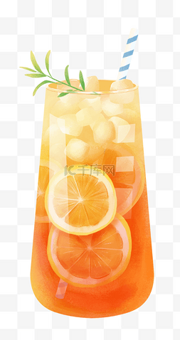 矢量橙汁果酱罐图片_食物果茶饮料橙汁