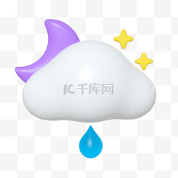 c4d天气图标多转下雨