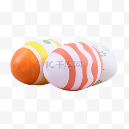 文化鸡蛋纹理复活节彩蛋