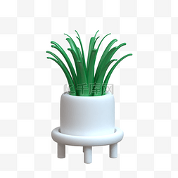 3D植物盆栽