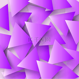 粉红色的抽象多边形几何纹理三角