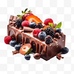 甜品in图片_巧克力提拉米苏蛋糕