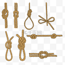 绳子木绳麻绳套图