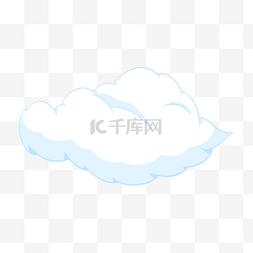 白云元素图片_卡通云朵可爱蓬松白云