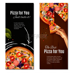 产品的优势图片_粉笔板上有香肠和蔬菜的逼真披萨