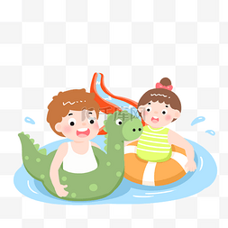 儿童游泳乐园图片_儿童水上乐园水上娱乐