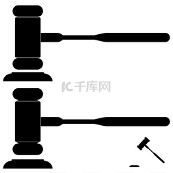 it图标图片_The black hammers of a Judge.. 法官的黑