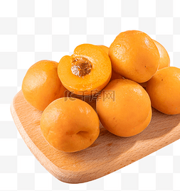 食物水果黄杏果肉