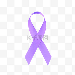 艾滋病疾病的紫色丝带