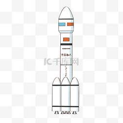 火箭对标图片_白色火箭