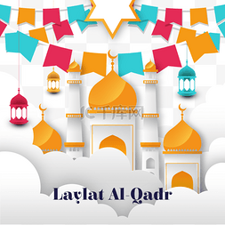 颜色梯度纹理Laylat Al-QADR