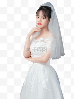 婚纱摄影人物素材图片_七夕情人节婚纱美女人物