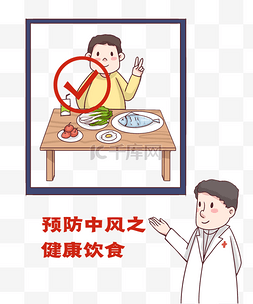 食物医生图片_疾病预防中风健康饮食