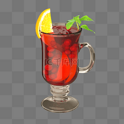 柠檬饮品图片_3D立体饮品饮料果茶
