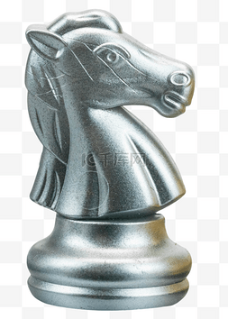 象棋棋盘素材图片_国际象棋银色棋子象棋