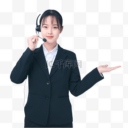 女客服图片_客服中心客服人员