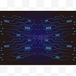 点线科技线条图片_高科技线路图背景