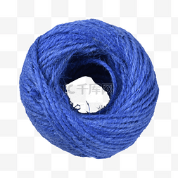 绳团图片_蓝色毛线编织舒适保暖亲肤