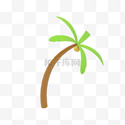 沙滩图片_3D夏天小物件椰子树
