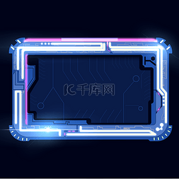 边框未来图片_科技边框标题框
