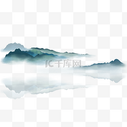 水墨山水画