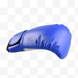 蓝色拳击手套图片_蓝色拳套训练格斗保护