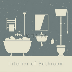 浴缸设计图片_浴室内部浴室内部背景为白色家具