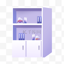 白色化学实验柜子