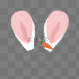 小兔子装饰图片_动物耳朵头饰装饰