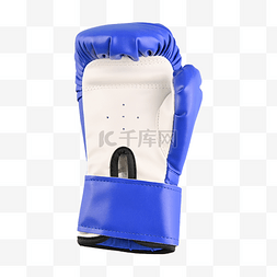 蓝色拳击手套图片_拳套训练保护格斗蓝色