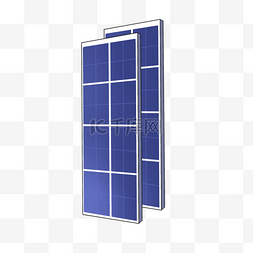 两块太阳能板剪贴画
