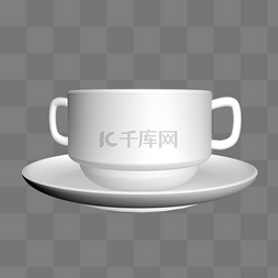 咖啡杯3d图片_3d立体黏土咖啡杯