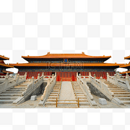 北京地标帝王庙大殿